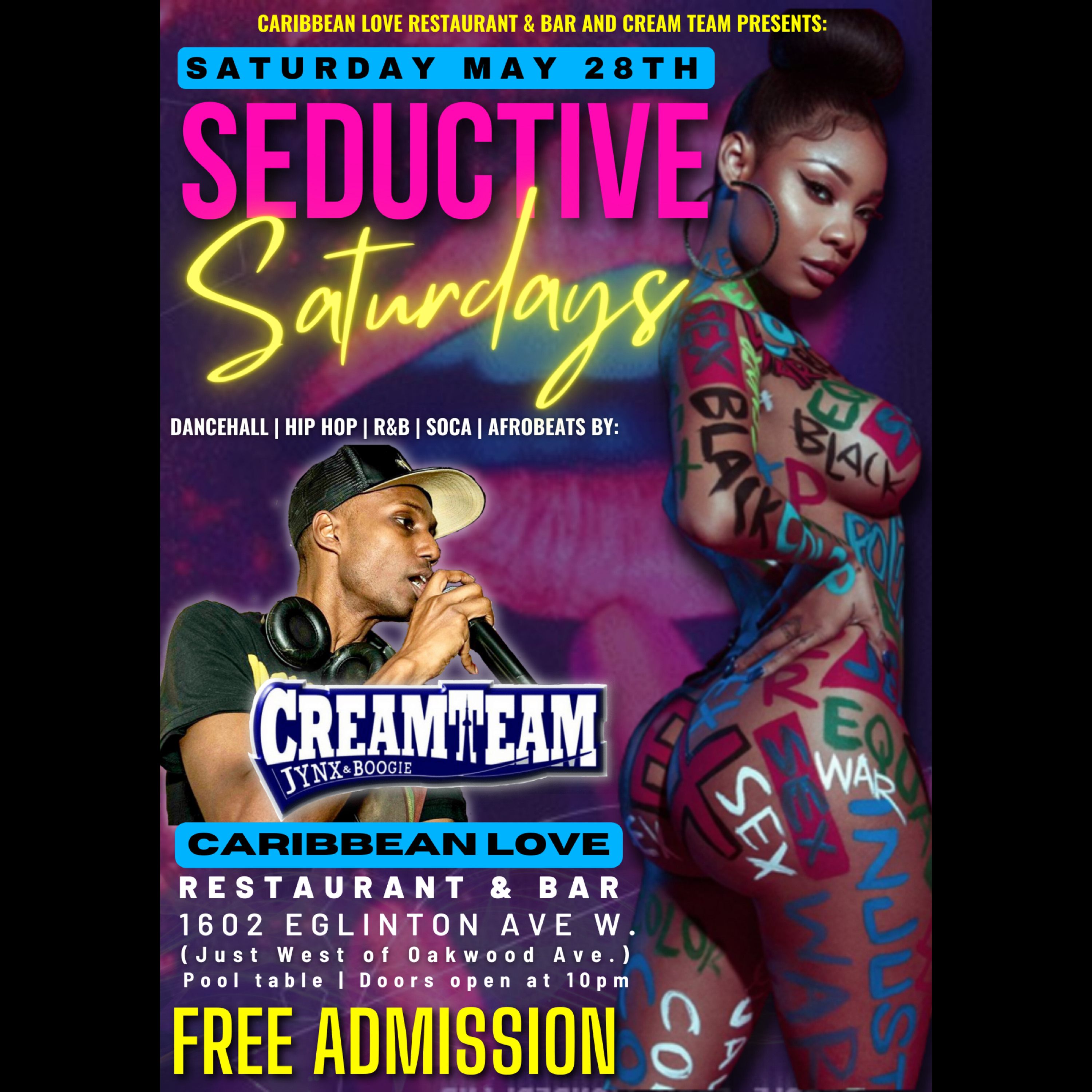 CREAM TEAM LIVE @ SEDUCTIVE SATURDAYS PT1 (05/22)