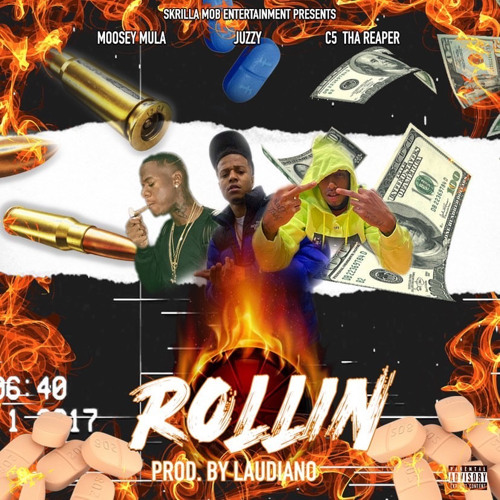 Rollin’ (feat. Juzzy & C5 tha Reaper)[Prod. Laudiano]