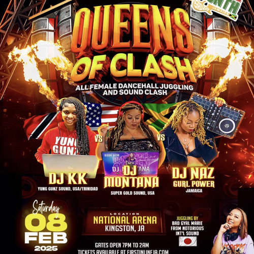 FULL QUEENS OF CLASH YUNG GUNZ TANA1 SUPERGOLD VS NAZ JAMAICA 2025