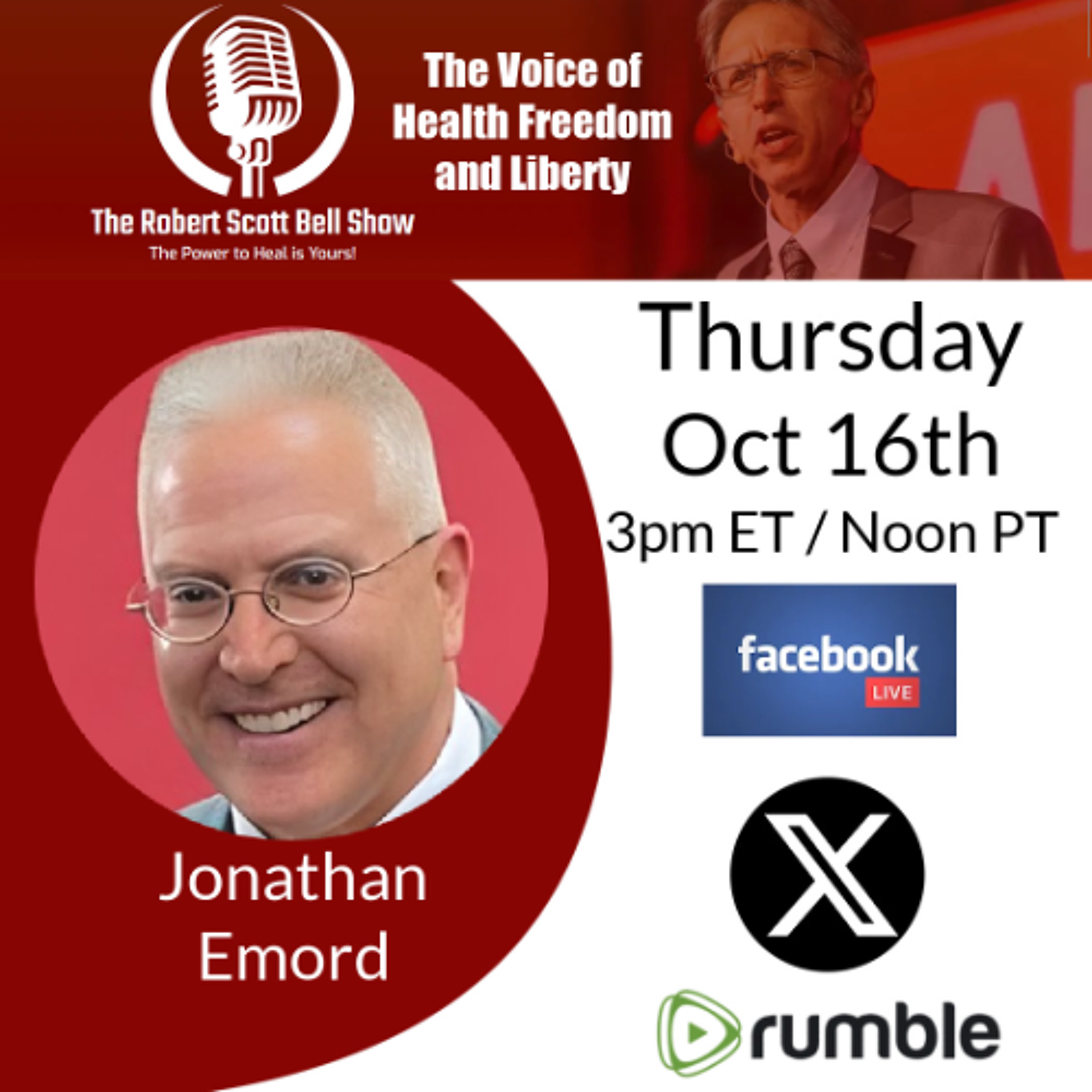 Jonathan Emord, Childhood Vax Schedule, WHO vs. Sovereignty, China Controls U.S. Drugs, Leftist Violence - The RSB Show 10-16-25