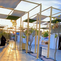 Arabic Tropical lounge set at Takyt Bahar, Dammam KSA