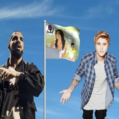 JUSTIN BIEBER RISES FOR OUR NATIONAL ANTHEMM...#HOWEMOTIONAL #DRAKEHERETOO