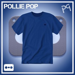 Pollie Pop Polo Blue Work T Navy Tape