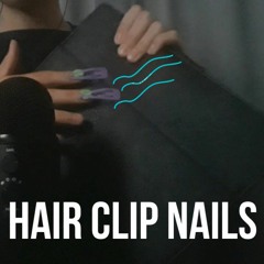 ASMR with Hair Clip Nails 💫 (No Talking) l Tapping and Scratching l Short ASMR