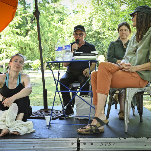 Table-ronde ART/NATURE I Suzanne Husky, Marie Denis et Fabienne Raphoz dirigée par Didier Arnaudet, Littérature en jardin 2025
