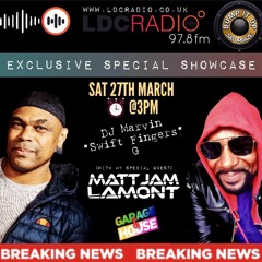 Bump It Up Saturdaze hosted by Marvin "Swiftfingers" G & special guest Matt Jam Lamont 27 MAR 2021