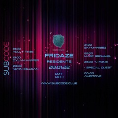 Fonik - Fragmentation on Subcode.club - Jan 28 2022 - Special Guest Amritone