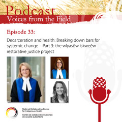 Voices from the Field 33 - Decarceration and health - Part 3: wîyasôw iskweêw