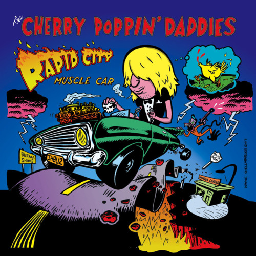7” Cherry Poppin' Daddies The Ding Dong Stream The Ding-Dong Daddy of the D-Car Line by Cherry