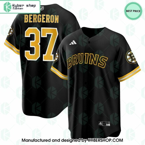Patrice Bergeron Boston Bruins Baseball Jersey
