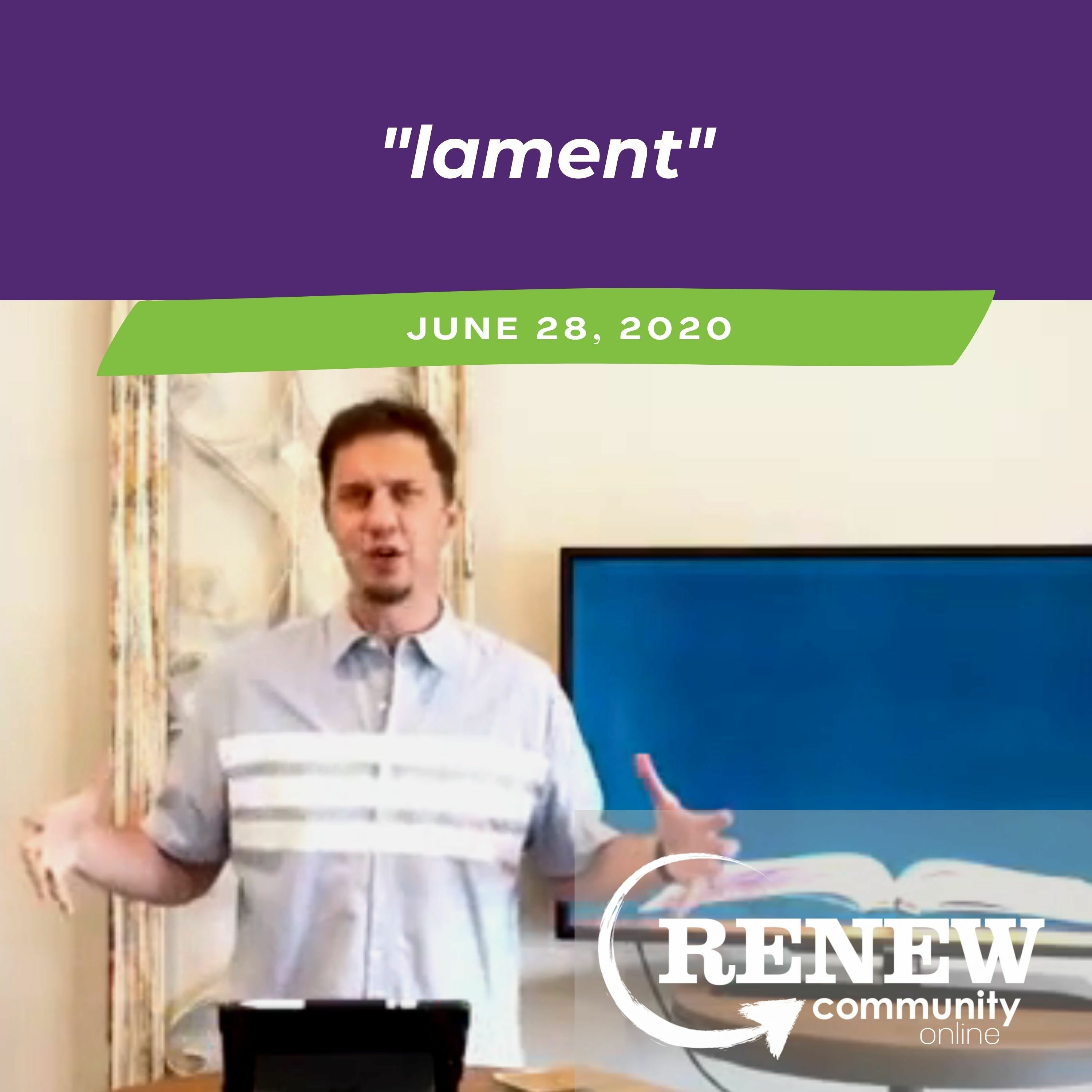 June 28, 2020 "Lament" episode artwork