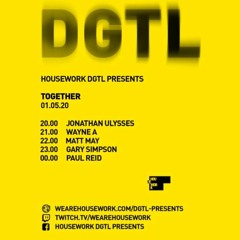 Paul Reid - Housework DGTL set - 1st May 2020