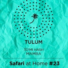 To.mi Hash - Safari at home #23 (DJ SET)