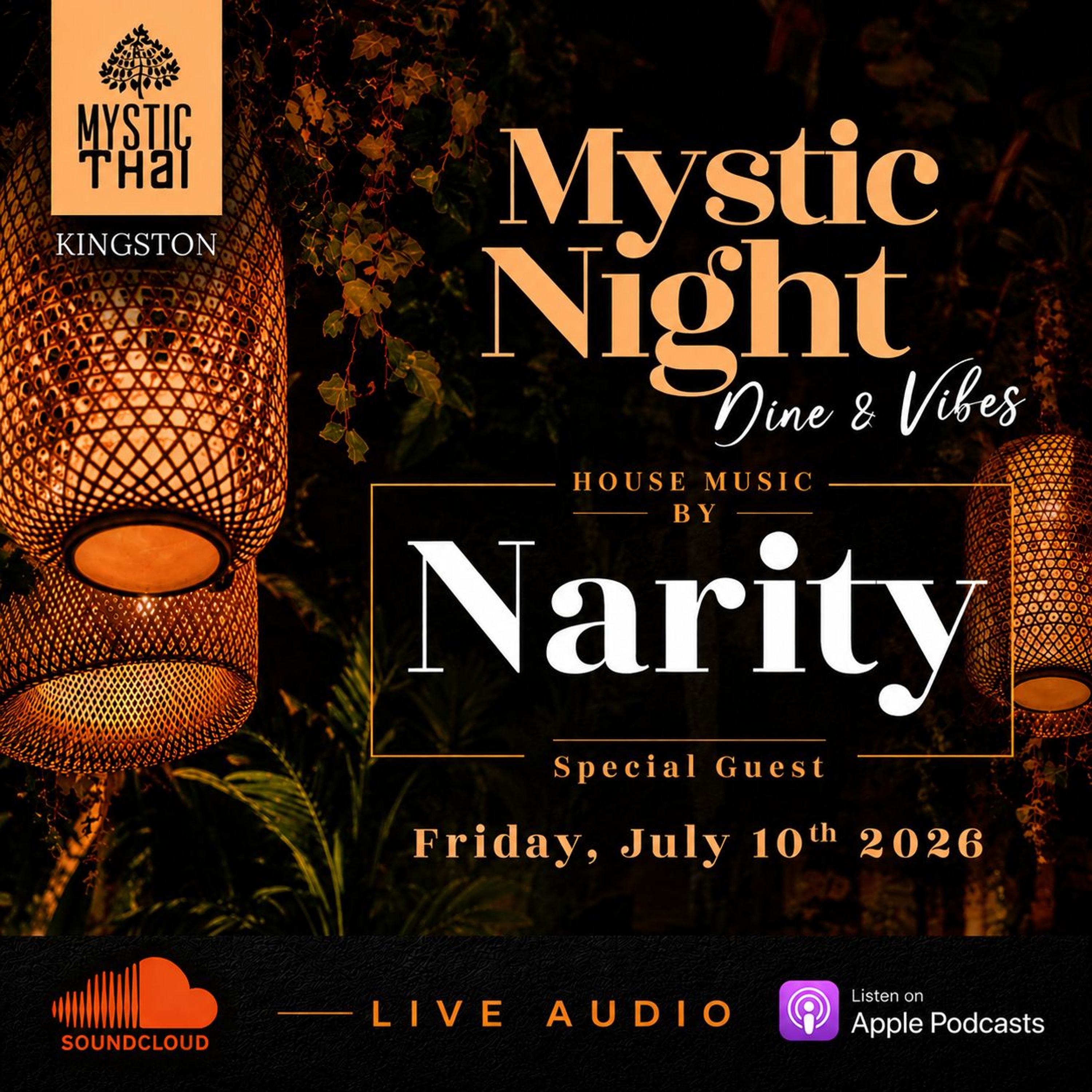 [House Music] DJ Narity - Mystic Nights - July 10 2026