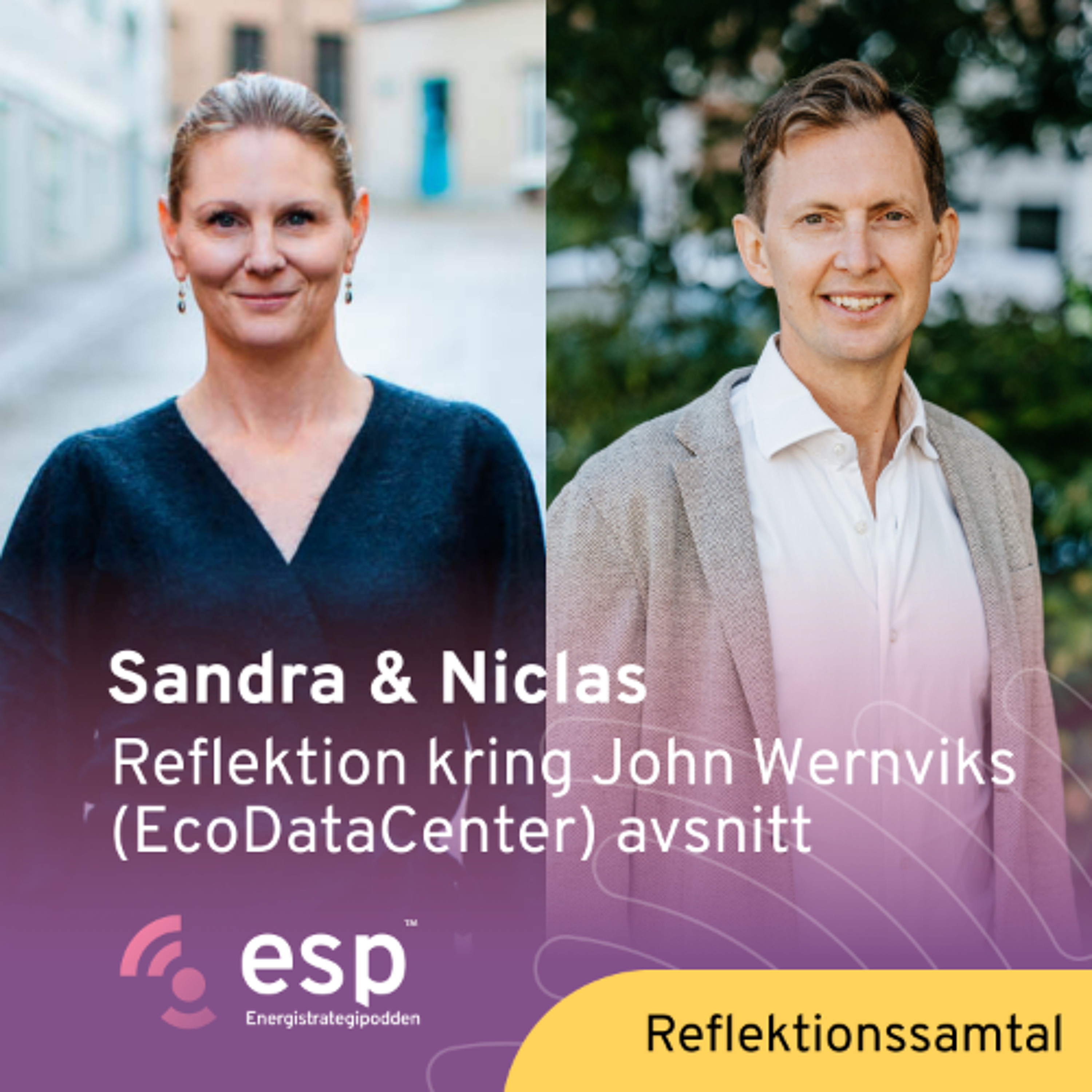 #345 - Reflektionssamtal kring John Wernviks (EcoDataCenter) avsnitt med Sandra och Niclas episode artwork