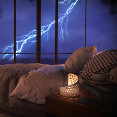 Fall Asleep To Relaxing Rain & Thunder Sounds (75 Minutes)