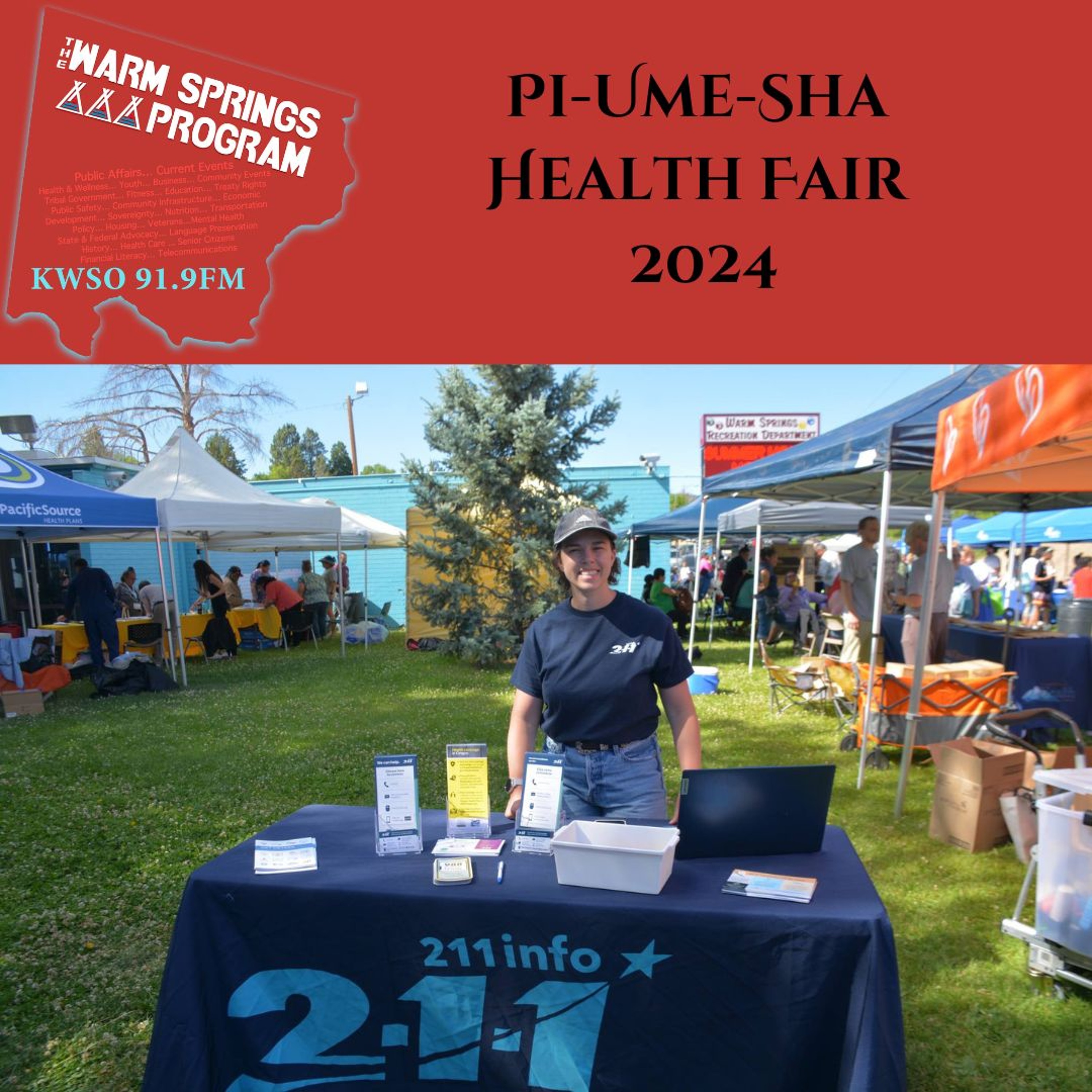 Piumesha Health Fair 2024 - KWSO Warm Springs Program Podcast episode artwork