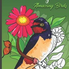❤️ Read Senior Coloring Book: Amazing Birds | Simple and Easy Large Print Coloring Pages for Sen