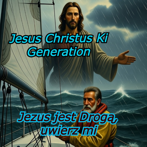 Jezus jest Drogą, uwierz mi    Polnische Version  -  Jesus Christus KI Generation