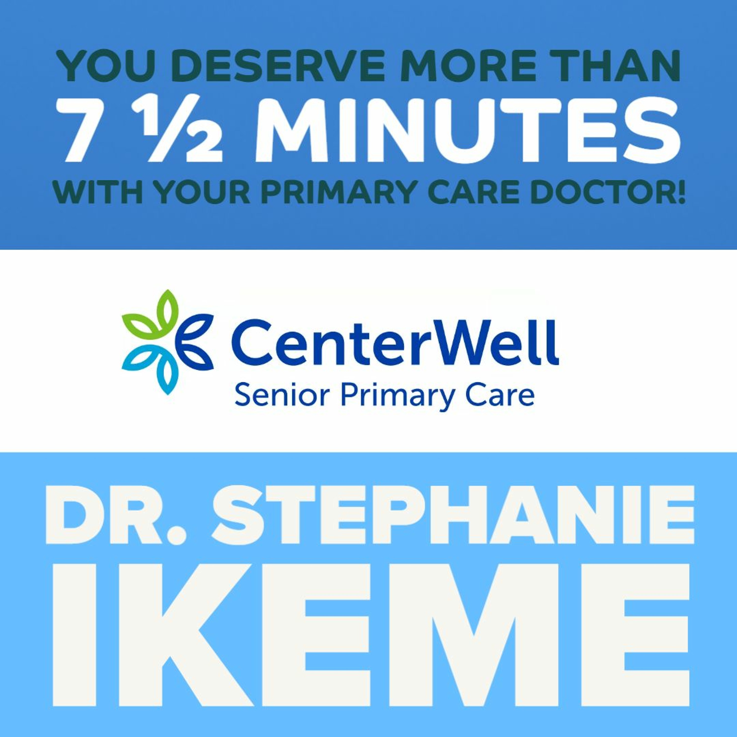 Compassionate Primary Care focused on Seniors that gives you MORE than 7½ Minutes with your Doctor! episode artwork