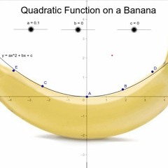 The Quadratic Function of a Banana