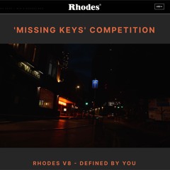 Rhodes 'Missing Keys' competition - my entry