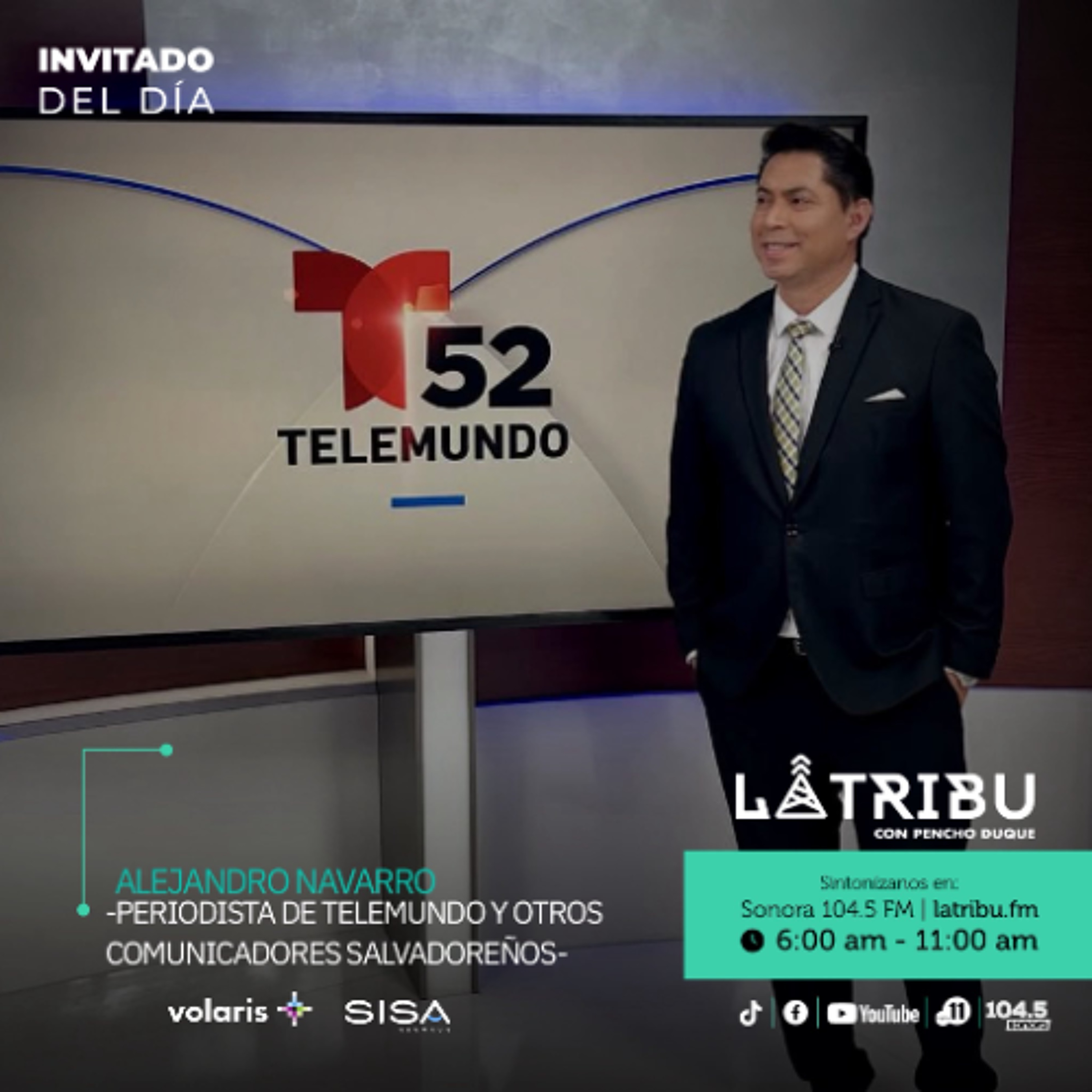 Alejandro Navarro - Periodista salvadoreño en Estados Unidos