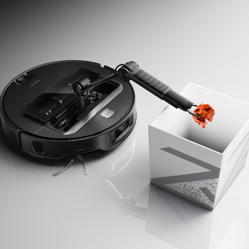 Roborock Saros Z70 with robotic arm for pick ups coming