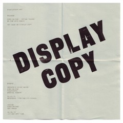 Display Copy Mix for Wire Magazine (Electron Gate Version) 2010