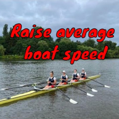 Raise average boat speed