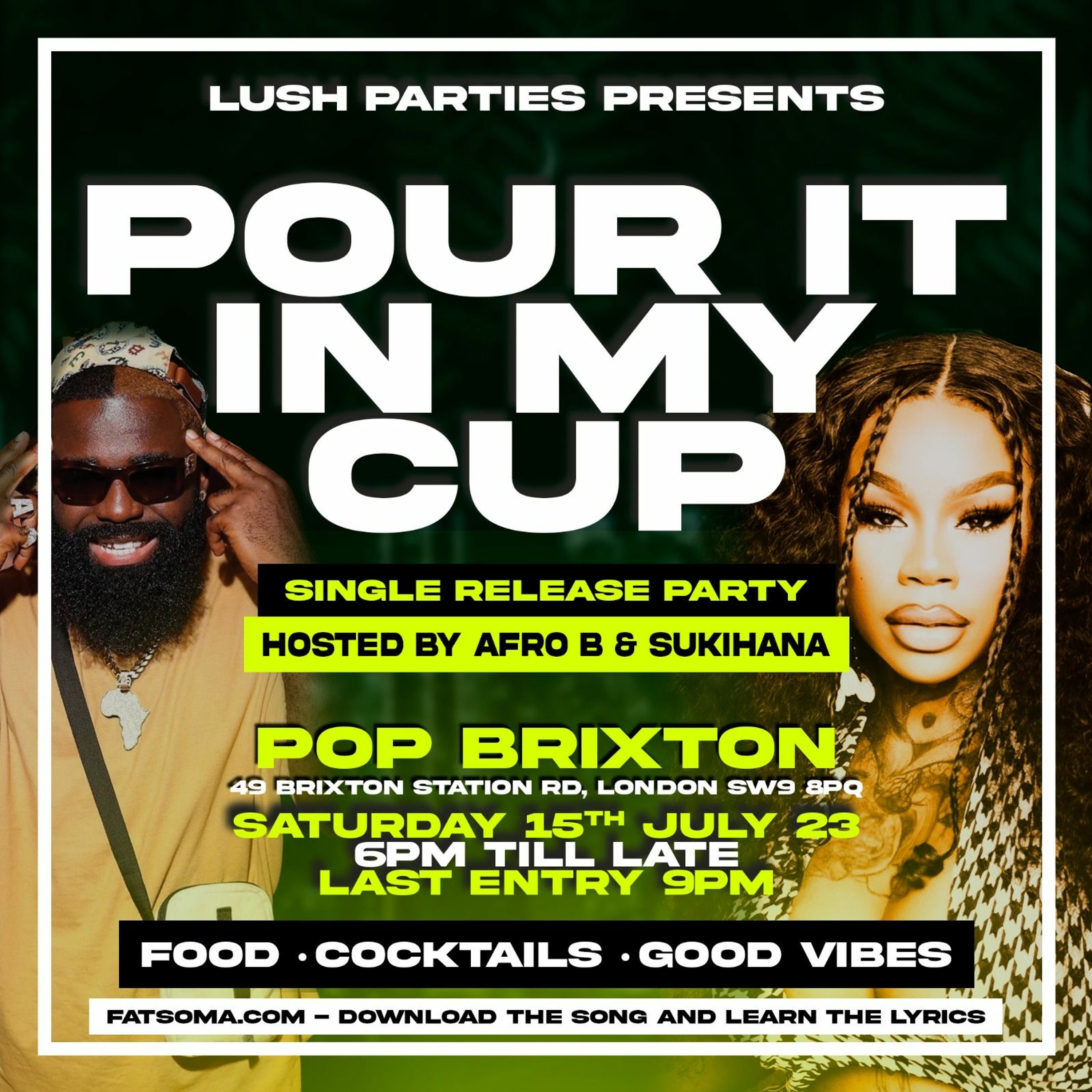 Live Set - Lush Presents Free Vibes - Hosted By AfroB & Sukihana - @lushpartiesuk