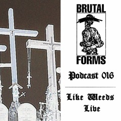 Podcast 016 - Like Weeds Live x Brutal Forms