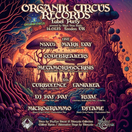 Organik Circus Label Night Set - 15th Jan 2023