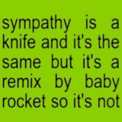 charli xcx - sympathy is a knife (baby rocket remix)