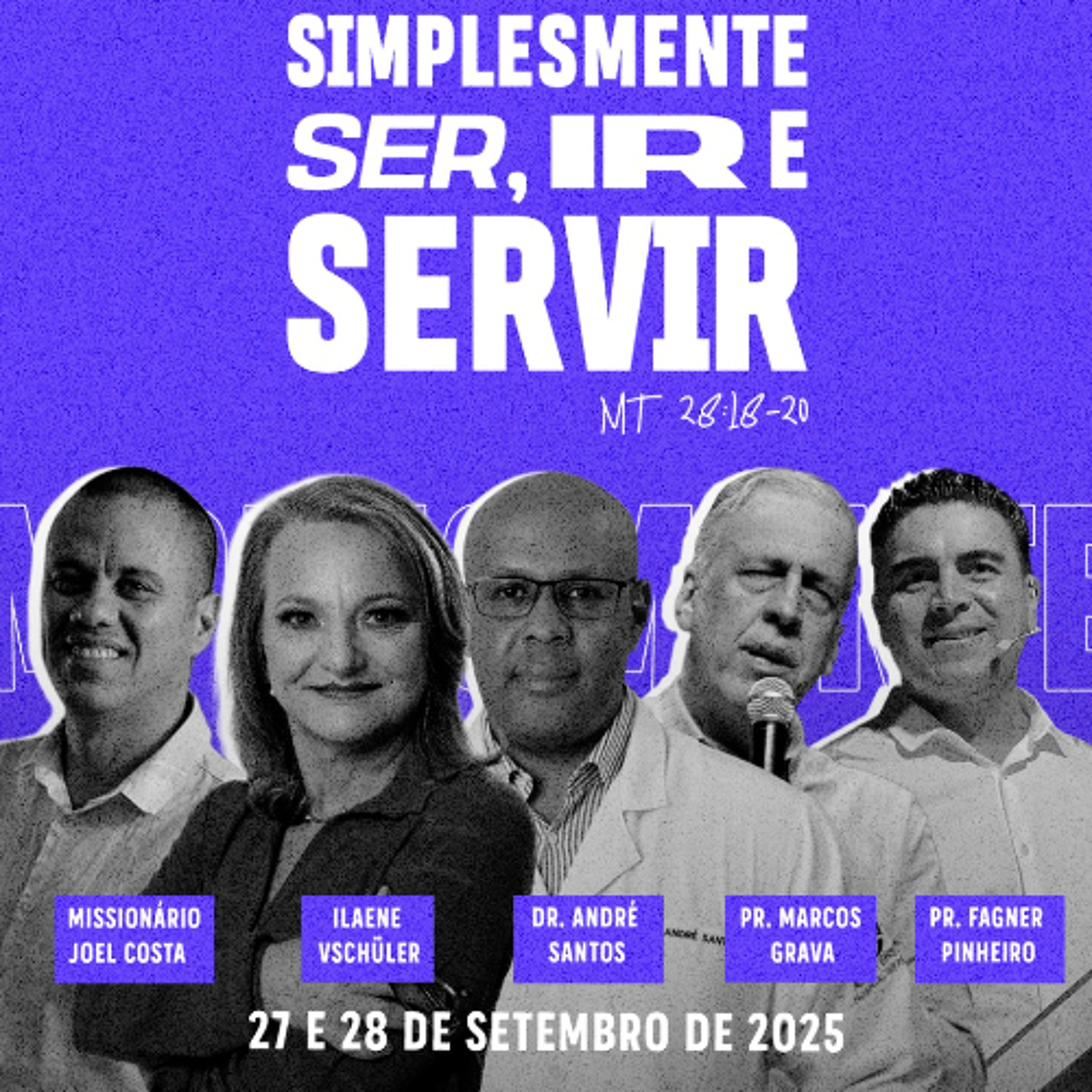 28.09.25 (19h15) | Conferência Missionária (Pr. Fagner Pinheiro)