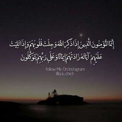 إِنَّمَا الْمُؤْمِنُونَ الَّذِينَ إِذَا ذُكِرَ اللَّهُ وَجلَتْ قلوبُهمْ-ما تيسر من الأنفال-المنشاوى
