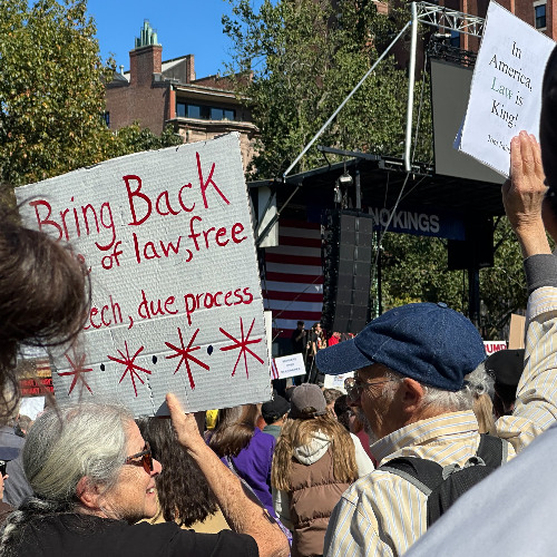 'No Kings' in Boston