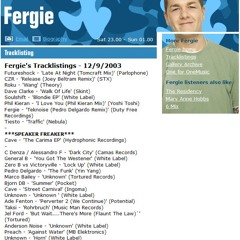 Fergie Radio 1 Show (12-09-03)