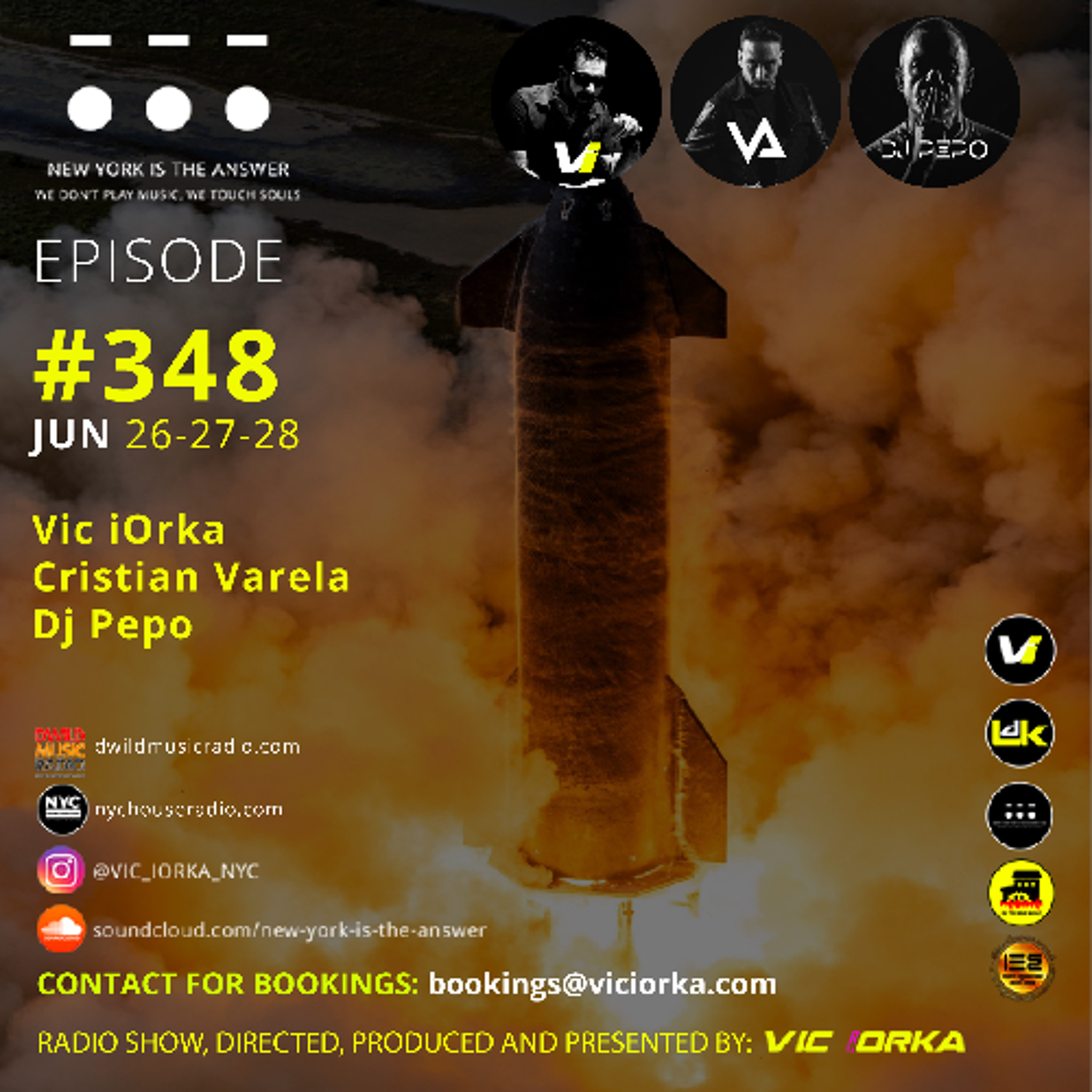 NYITA - S8 - E348 - VIC IORKA - CRISTIAN VARELA B2B DJ PEPO - PART 3 episode artwork