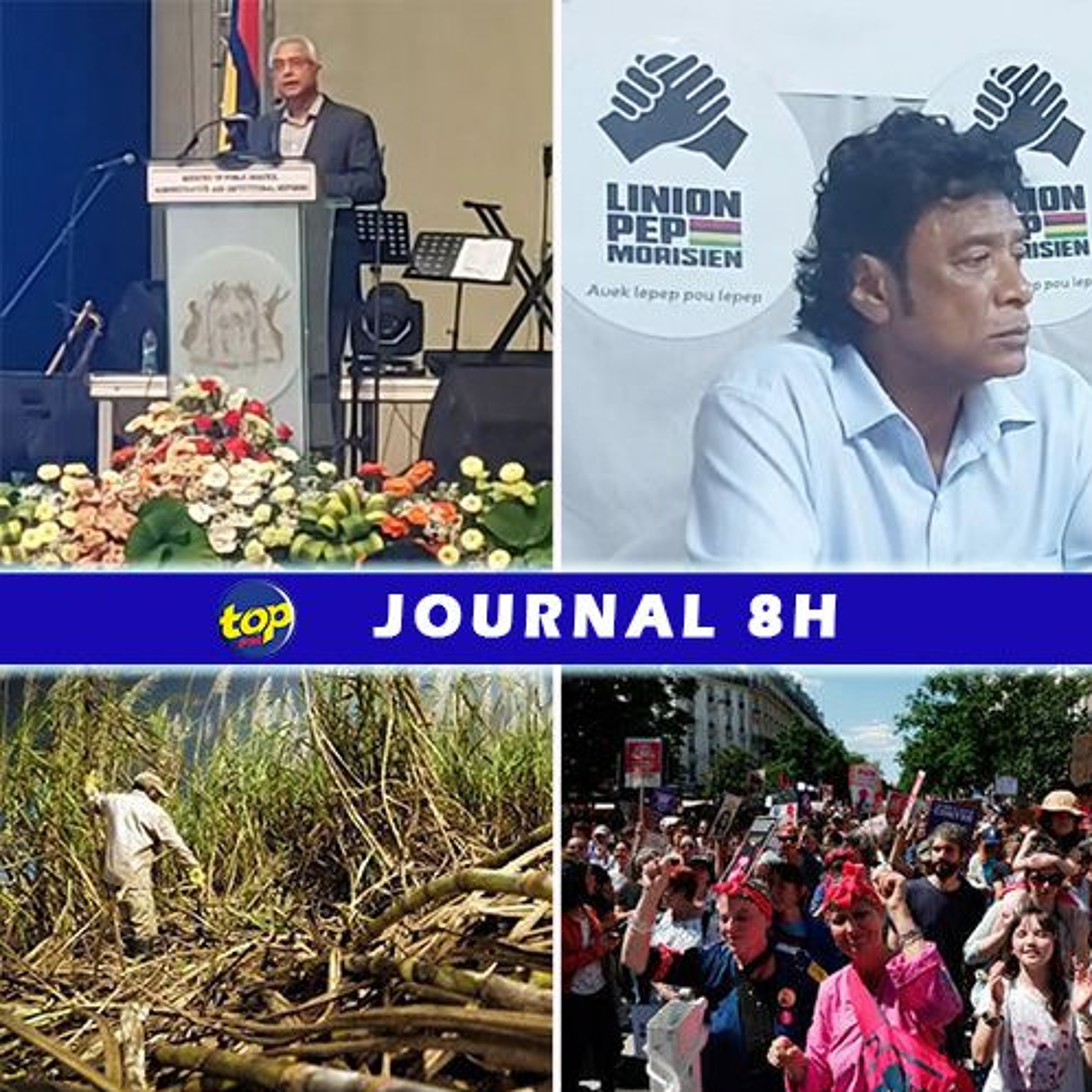 Le journal de 8H de ce lundi 24 juin 2024
