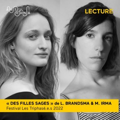Lecture - « Des filles sages » de Lucie Brandsma et Mélissa Irma
