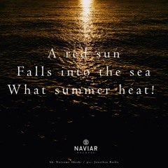 a red sun (naviarhaiku404)