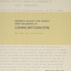 PDF✔read❤online Friedrich August Von Hayek's Draft Biography of Ludwig Wittgenstein: The Text a