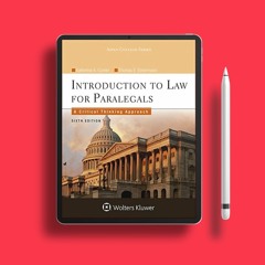 Introduction To Law for Paralegals: A Critical Thinking Approach (Aspen College). Download for