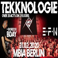 Tekknologie/Boreckis Bday @ Mbia Berlin