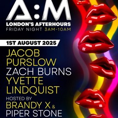 Jacob Purslow LIVE @ A:M - Fire & Lightbox - London (01/08/2025)