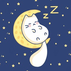 月に眠る猫 - s l e e p i n g   c a t   o n   t h e   m o o n