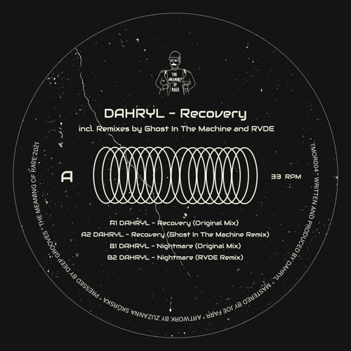 TMOR004 | DAHRYL - Recovery incl. Remixes by Ghost In The Machine and RVDE (Previews)