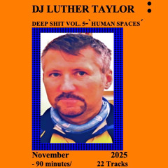 DJ LUTHER TAYLOR Deep Shit Vol 5:`Human Spaces´