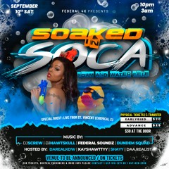 DJSHAKUR - SOCKED IN SOCA(FOAM AND WATER) PROMO MIX (SOCA) 2022